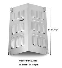 80631 Stainless Steel Cooking Grate and 9201 Stainless Steel Flavorizer Bar, …