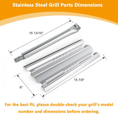 Grill Replacement Parts Kit for Broil King Baron 320 340 420 440 490 Parts, Hunt