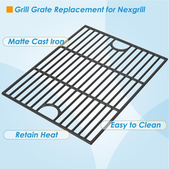 17″ Grill Grates Replacement Parts for Nexgrill 4-Burner 720-0830H 720-0783E Nex