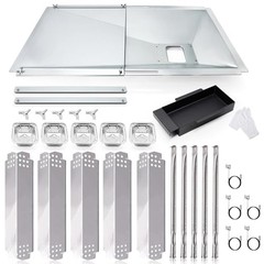 Grill Drip Pan Kits for Nexgrill 720-0882A Replacement 5-Burner Grill Parts