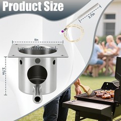 Pellet Grill Fire Burn Pot & Hot Rod Ignitor Kit – Replacement Parts for Smokers