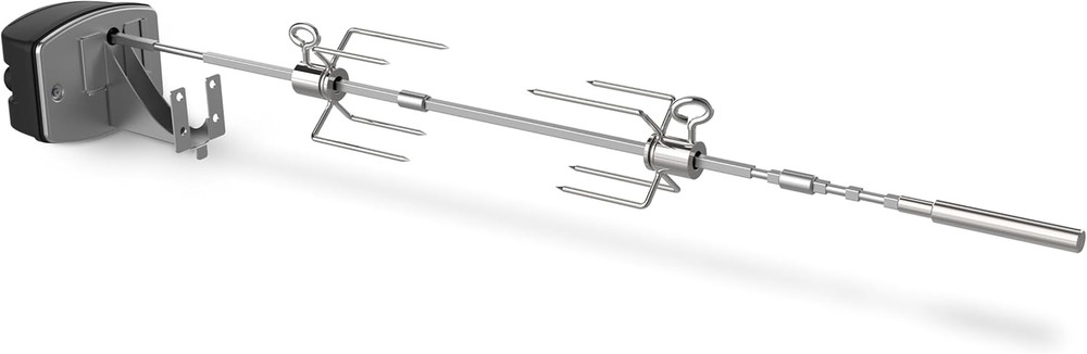 Weber Spirit & Pellet Rotisserie – Heavy‑Duty Electric Motor, Stainless Steel Sh
