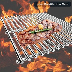 17.5 Inch Grill Grates for Weber Spirit 300 Series, Genesis Silver/Gold/Platinum