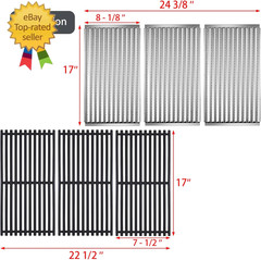 463242516 Emitter Plates Grill Grates Replacement Parts for Charbroil Tru Infrar