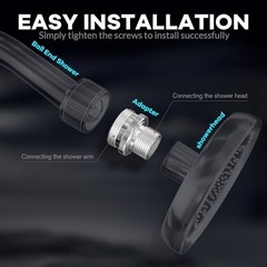 Ball End Shower Arm Adapter 1/2 Inch Male Pipe Thread Old Style Head Convert