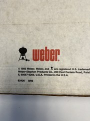 Vintage 1993 Weber Grill Premium Rib Chicken Rack 9010 Charcoal & Gas Propane