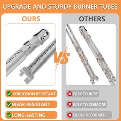 Burner Tube 304 Stainless Steel for Weber Genesis 300 (2011-2016) – 3PCS