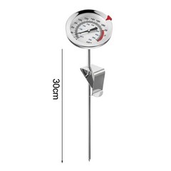 Hightemperature kitchen oil thermometer with for stand for cooking and grilling