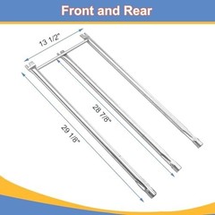 7506 Stainless Steel Burner Tube Set for Weber Genesis 1000 to 5500, Genesis Gol