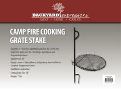 913280-NM Campfire Heavy Duty Steel, Fire Camp Grill for Outdoor Open Flame C…