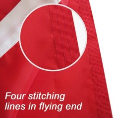 Replacement Canadian Flag (4 X 6 FT) 100% polyester made from durable, resistant