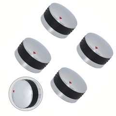 4xGas Grill Control Knobs Replacement Fits BBQ Gas Grills For Oven, Stove Round