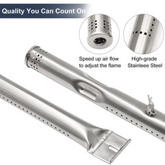 Grill Replacement Parts – Burners, Heat Plate, Carryover Tube & Igniter for Gas