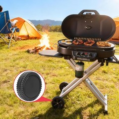 Replacement 6 Inch Grill Wheels for Coleman LXE RoadTrip, High Load Capacity