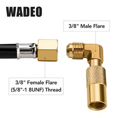 Low Pressure 3/8″ Male Flare Propane Elbow Adapter for Blackstone 17” and 22”