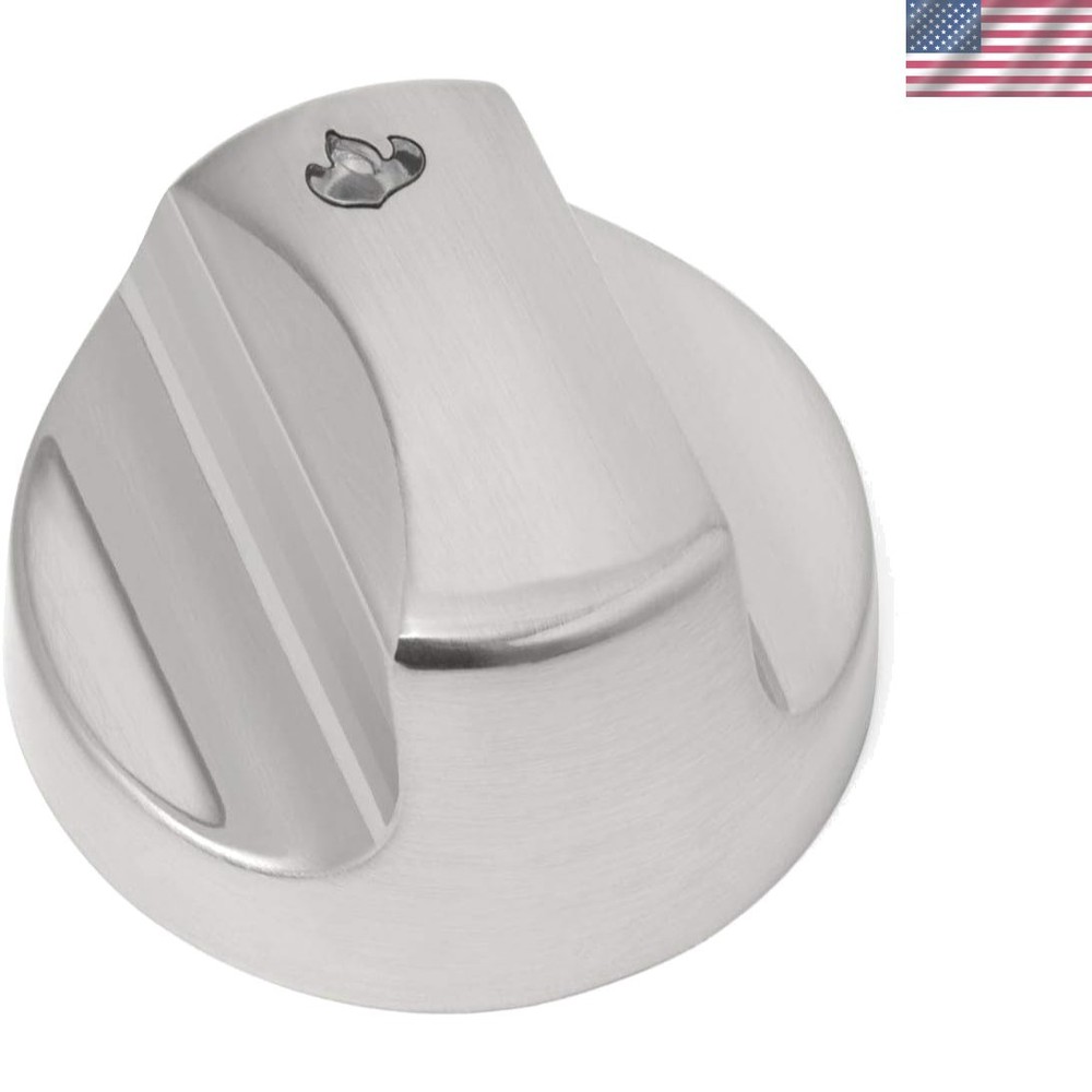 Modern Control Knob with Clear Flame and Ergonomic Grip for Nighttime Grilling