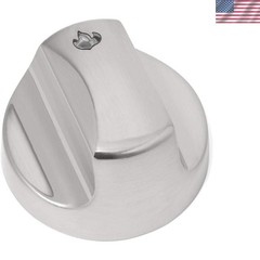 Modern Control Knob with Clear Flame and Ergonomic Grip for Nighttime Grilling