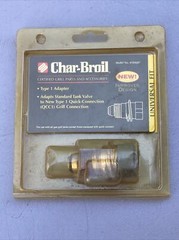 Char-Broil Universal Fit Propane Tank Type 1 Adapter, New