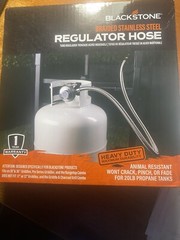 Blackstone Stainless Steel Regulator Propane Hose 20LB Tanks BBQ CAMPING