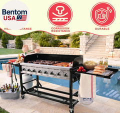17″ Grill Burners Replacement for Members Mark GR2039201-MM-00 BBQ Parts, Stainl