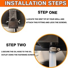 Upgraded Grease Drip Bucket Kit Replacement Parts Traeger Pitboss Oklahoma Joe’s