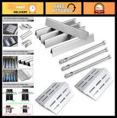 Replacement Parts for Genesis 300 Grill – Flavorizer Bars, Heat Deflector & Burn