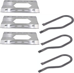 Sn1281(3-Pack) SA0801 (3-Pack) 17 5/16″ Stainless Steel Heat Plate and Burner Re