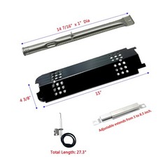Direct store Parts Kit DG160 Fits for Charbroil Black and stainless steel