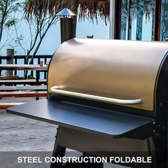 Folding Front Shelf for Traeger Pro 22, Pro 575, Ironwood 650 Pellet Grills, BAC
