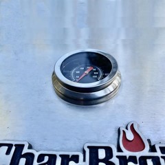 BBQ Grill Thermometer Temperature Gauge Heat Indicator 2″Dia, Silver