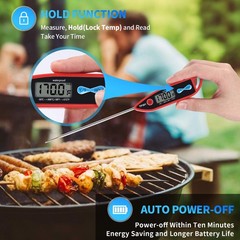 Yacumama Digital Water Thermometer for Liquid, Candle, Instant Read with Red