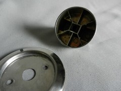 BBQ replacement part, Kenmore 146.34611410, burner control knob and collar