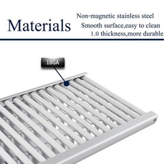 Boloda 18 5/8″ Stainless Steel Grill Heat Plates Shield Flame Tamer Ceramic R…