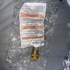 GAS-FLO, Gas Quick Disconnect 3/8 Y Splitter, CSA Certified for Propane and Natu