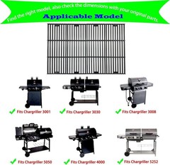 Durable 19.75″ Cast Iron Cooking Grates – Compatible with Chargriller Models