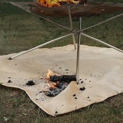 Fireproof Fiberglass Blanket Mat Heat Resistant Pad for Patio and Campsite