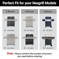 Grill Replacement Parts for Nexgrill 720-0882A 720-0925PG 720-0925 720 5 pack