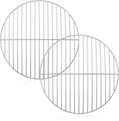 Replacement Cooking Grate for Small 13.7 Inch Charcoal Grill, round Chromed Iron