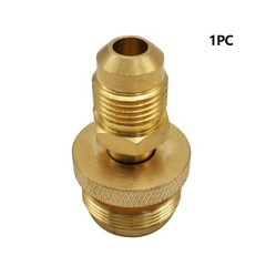 1LB Propane Tank Cansiter Regulator Adapter Connect to 3/8″Male Flare 5/8″-18UIj