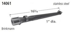 Music City Metals Grill Part # 14061 – Burner, Pipe, Ss, 16.1875 X 1