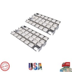 Upgrade Your Lynx Grill: 50-Pack Ceramic Briquettes with Stainless Steel Trays