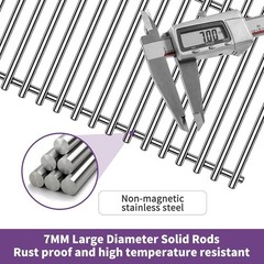 21.75 Inch Stainless Steel Cooking Grid Grill Grates Replacement Charmglow Grill