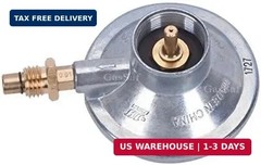 GasSaf Propane Gas Grill Control Valve Table Top Regulator with a 1″-20 Female T