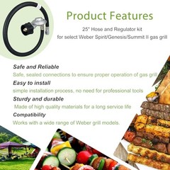 25IN for Weber Hose and Regulator Kit, for 25in for Weber Genesis/Spirit/Sumit