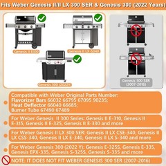 GS4 Genesis 2 Grill Parts for Weber 3 Burner GS4 Genesis II Replacement for G…