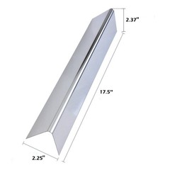 17.5 inch Set of 5 Stainless Steel Flavorizer Bars for 300 Series Grill
