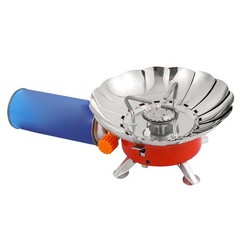 Outdoor Camping Stove Portable Stainless Steel Wind Resistant Compact Cooker
