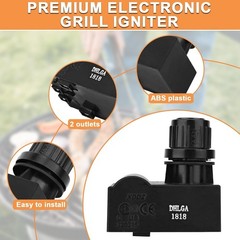 2 Outlet Grill Igniter G511-0055-W1 for Charbroil Ignitor Replacement, Electr…