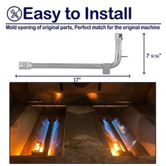 Burner Tube for Viking Appliance Oven Burner EVGIC305 VGIC365 VGRC605 VGSS480…