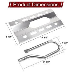 Grill Replacement Parts – BBQ Thermometer, Heat Plates, Burners for Nexgrill & K